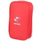  Red Oxford Cloth Mini First Aid Kit Travel Toiletry Bag Hiking