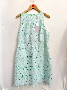 Coast Lace Dress Sleeveless Wedding Party Mint Green Womens Size UK 18 RRP €145 - Picture 1 of 12