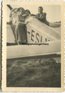 D9922 Foto Flugzeug 1937 Zivil Kennung ID - Bild 1 von 2