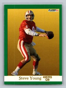 Fleer #367 Steve Young 1991 ottimo - Foto 1 di 2