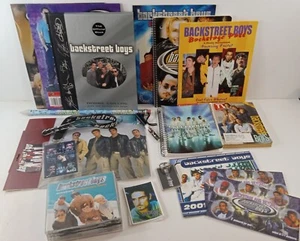 HUGE Backstreet Boys Memorabilia Lot - CDs, Tour Books, Photo cards & More - Picture 1 of 18
