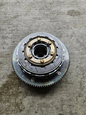 Harley Davidson Electra Glide 2005 placas de embrague completas cubo de cesta 16 k millas Foto 1 de 4