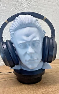 Supporto per cuffie Michael Myers - classico busto horror Halloween PC display da gioco - Foto 1 di 9