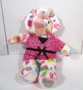 Signos de Paz Arco Iris Hearts Triceratops Dinosaurio Construye un Oso Peluche de Peluche BAB - Imagen 1 de 6