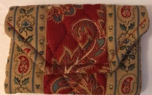 Vera Bradley Retired Rare Windsor Red Credit Card Case - Picture 1 of 6