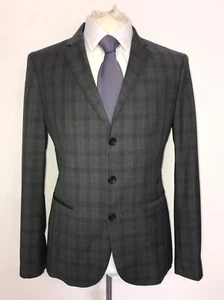 HUGO BOSS - Mens Slim Fit GREY WOOL SUIT - 38 Reg - W32 L32 - GORGEOUS - Picture 1 of 12