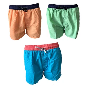 Bugatti Herren Badeshort Niven Orange Grün und Blau Gr. M - Picture 1 of 7