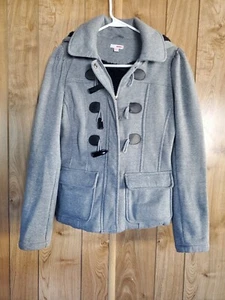 BONGO Women Coat Sz S/C Hoodie Gray - Picture 1 of 8