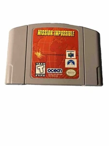 Mission: Impossible N64 (Nintendo 64, 1997) Authentic Tested Video Game Cart VG - Picture 1 of 2