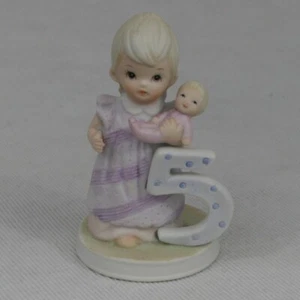 Lefton China The Christopher Collection 5. Geburtstag Figur 1982 EUC - Bild 1 von 7