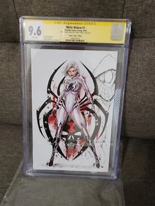 White Widow #1 CGC SS 9.6 Venom ""Virgin"" Edition - JAMIE TYNDALL SKIZZE - Bild 1 von 4