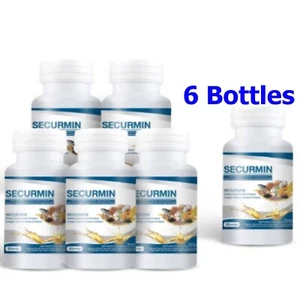 6x Benja Oil Securmin Natural Extract Sesame Rice Bran Oil Bone Joint Support - Picture 1 of 7