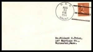 Naval Cover USS Grant 1941 - Picture 1 of 2