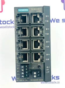 CONMUTADOR ETHERNET SIEMENS 6GK5108-0BA00-2AA3 - Imagen 1 de 6