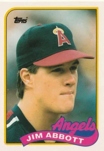 Jim Abbott 1989 Topps gehandelte Tiffany #2T California Angels - kostenloser Versand - Bild 1 von 2