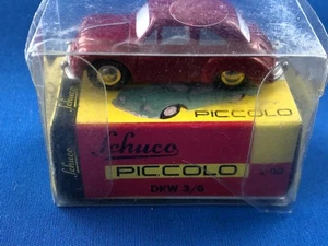 CÁSCARA METÁLICA SCHUCO PICCOLO 1/90 DKW 3/6 ROJO EN CAJA - Imagen 1 de 5