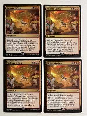 4x War Of The Sparks Widespread Brutality Italian NM Magic The Gathering Mtg - Bild 1 von 2