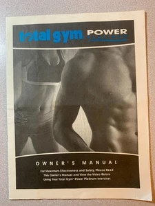Total Gym Power Platinum Manual - Imagen 1 de 2