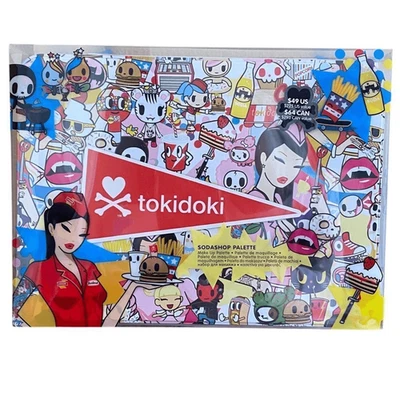 Nuevo en caja Nuevo/Sellado Tokidoki Sodashop Sombra de Ojos/Delineador/Lima de Uñas/Imán/Pegatinas y Estaño - Imagen 1 de 4