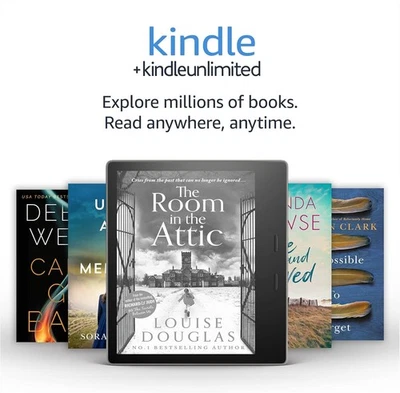 Amazon Kindle Oasis 10th Gen Adjustable Waterproof 32 GB Graphite - Imperfect - Image 1 of 4