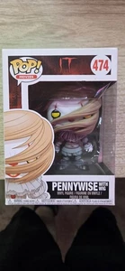 Funko Pop! IT Pennywise Walmart Exclusive Blue Eyes #474 Vaulted W/Protector - Picture 1 of 6
