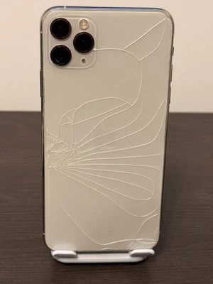 Apple iPhone 11 Pro Max 256GB Silver – Unlocked Smartphone Used Only for Parts - Image 1 of 4