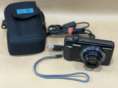 Olympus Stylus VR-370 16.0MP Digital Camera Working Perfect - Black - Image 1 of 4