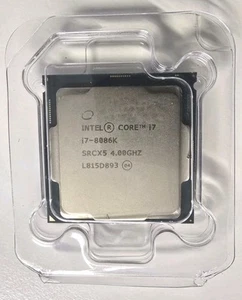 Intel Core i7-8086K 4.00GHz 6-Cores 12-Threads 12MB Socket LGA1151 CPU Processor - Picture 1 of 2