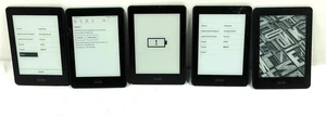 Lote 5 Amazon Kindle Voyage 7ª Generación 6" 4GB Wi-Fi Lector de Libros Electrónicos - Pantallas defectuosas - Imagen 1 de 7