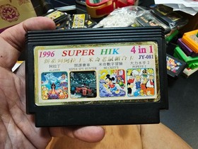 Juego Famicom NES HIK JY-081 4 en 1 Popeye 2, Super Aladdin, N&uacute;mero Mickey, Cazador de esp&iacute;as