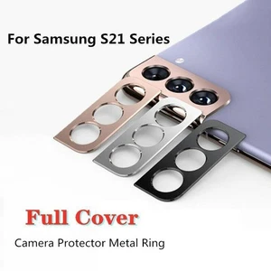 Metal For Samsung Galaxy S21 Ultra S20+ Camera Lens Protector Sticker Camshield - Picture 1 of 15