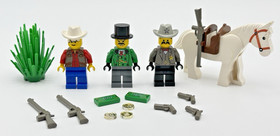 Lego Mini Figures Sherif Bandit Cowboy - From Sheriff's Lock-Up Wild West 6755