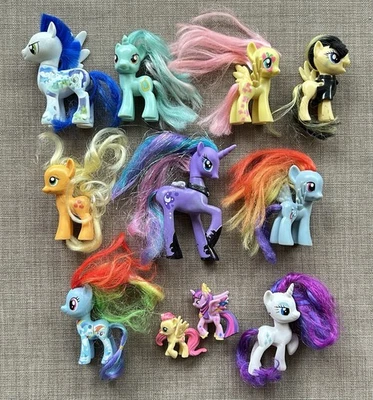 My Little Pony G4 FIM Brushables LOT BAIT/FLAWED/CURSED (Princess Luna bootleg) - Image 1 of 4