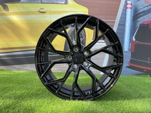 4X R20 Inch 5X108 Haxer HX041 Black Gloss Wheels: Fits For Volvo S60 V60 XC60 - Picture 1 of 11