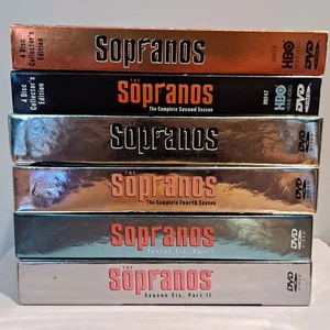 The Sopranos DVD set 📀 Seasons 1-4 & 6 Parts I & II – Collector’s Editions - Imagen 1 de 7