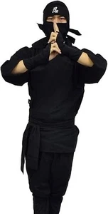 Set costume ninja stile autentico costume ninja adulto taglia M-3L - Foto 1 di 5