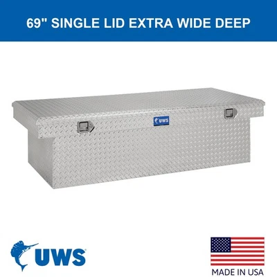 FOR 2007-2025 GMC Sierra 3500 HD 69" Extra-Wide Crossover Truck Tool Box - Image 1 of 4