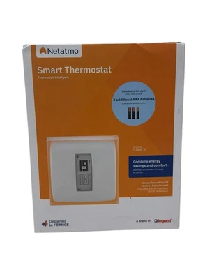 Netatmo Smart Home Raumthermostat Intelligenter Smart Thermostat, NTH01-AMZ - Bild 1 von 4