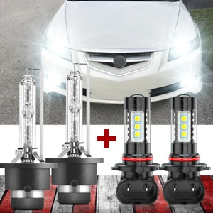 Para for Acura TL 2004 2005 2006 faro delantero HID haz alto/bajo&luz antiniebla - Picture 1 of 12