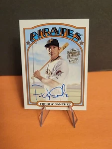 2023 Topps Archives Freddy Sanchez AUTO 72FF-FS Pittsburgh Pirates - Picture 1 of 2