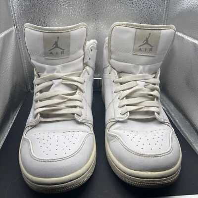 Talla 9.5 - Jordan 1 Blanco Medio - 554724-100 Foto 1 de 4