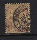 Monaco : 1891 10C Purple-Brown/Yellow Sg14a Used