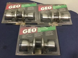 Manopole di passaggio marca Geo, set di 3 - fabbro - Foto 1 di 5