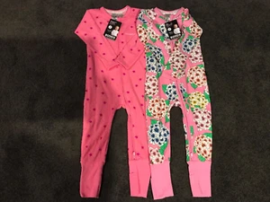2 x Brand New Bonds Wondersuits Size 2. Two-way zip & Stretch Fabric, Cozy Cuffs - Picture 1 of 3