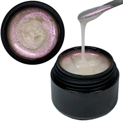 Premium UV Glittergel Rose Schimmer 5ml Gel Effektgel Glitter Nail Art Nr.271 - Bild 1 von 4