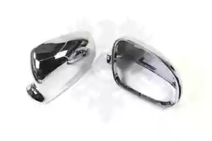 OEM Volkswagen Chrome Mirror Cap Cover Set Mk5 Golf Jetta Rabbit 1KM072530 1ZL - Foto 1 di 2