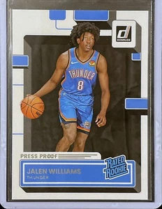 Jalen Williams - Rated Rookie - 2022-23 Donruss - Press Proof #212 - Bild 1 von 1