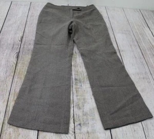 NWT Worthington Simply Contour Brown White Acrylic Knit Flare Pants 12 (31 x 32) - Picture 1 of 6