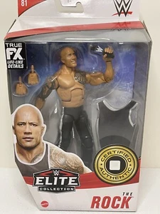 WWE The ROCK Mattel Elite 81 Legends Wrestling Figure Toy Dwayne Johnson wwf NOD - Picture 1 of 10