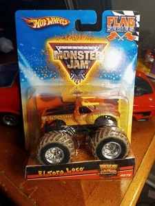 Hot Wheels Flag Series Monster Jam "El Toro Loco" Truck Schlammreifen Variante 2009 - Bild 1 von 3